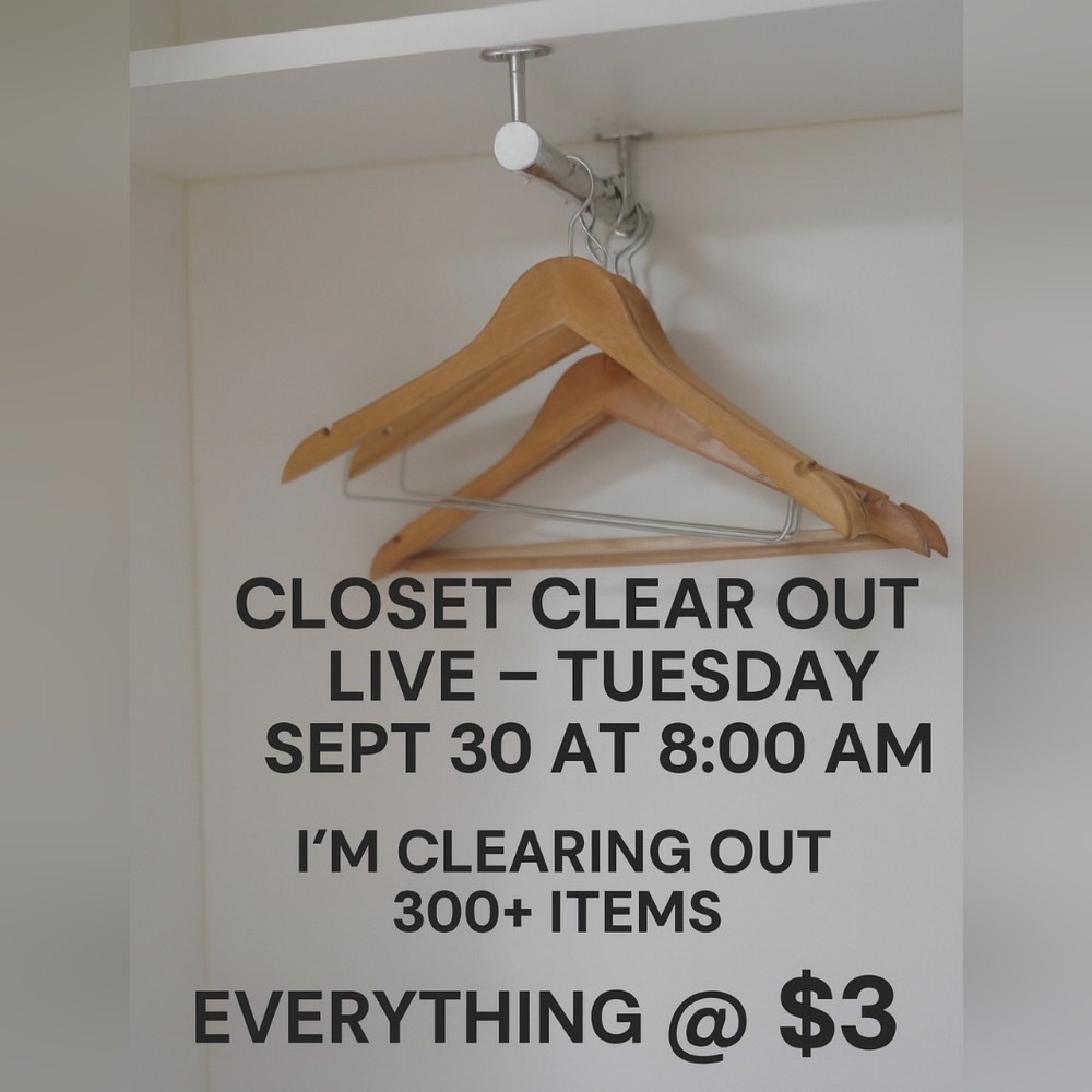 Closet Clear Out Rules